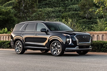 Exterior appearance of the 2021 Hyundai Palisade available at Wyatt Johnson Hyundai