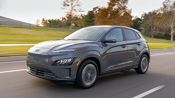 Exterior appearance of the 2022 Hyundai Kona Electric available at Wyatt Johnson Hyundai