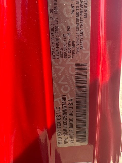 2021 Jeep Wrangler Unlimited Sport