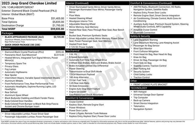 2023 Jeep Grand Cherokee Limited