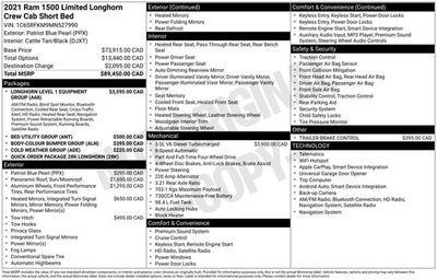2021 RAM 1500 Laramie Longhorn