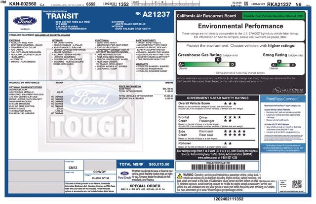 2024 Ford Transit-350 XLT MID ROOF 15 PASSENGER