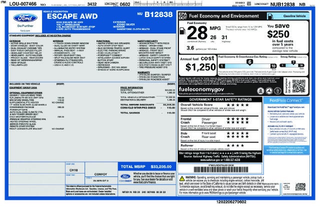 2022 Ford Escape SE