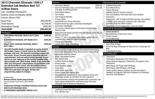 2013 Chevrolet Silverado 1500 LT