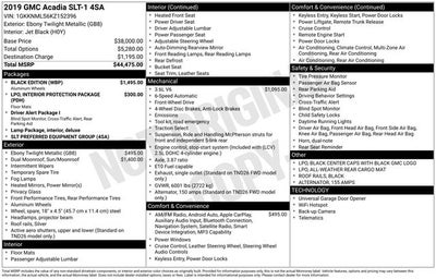 2019 GMC Acadia SLT-1