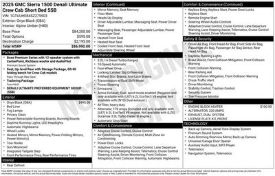 2025 GMC Sierra 1500 Denali Ultimate