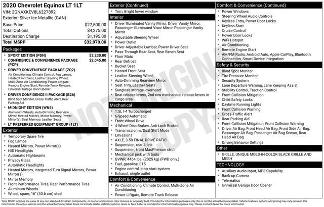 2020 Chevrolet Equinox LT