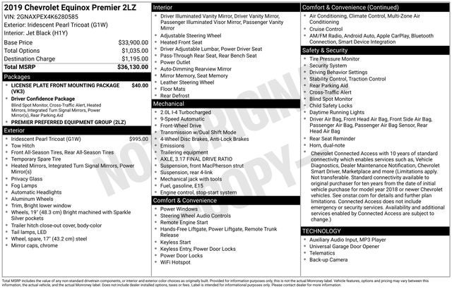 2019 Chevrolet Equinox Premier