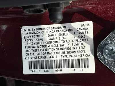 2015 Honda Civic LX