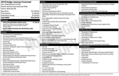 2018 Dodge Journey Crossroad