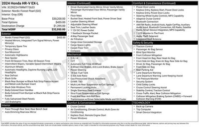 2024 Honda HR-V EX-L