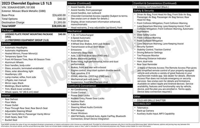 2023 Chevrolet Equinox LS