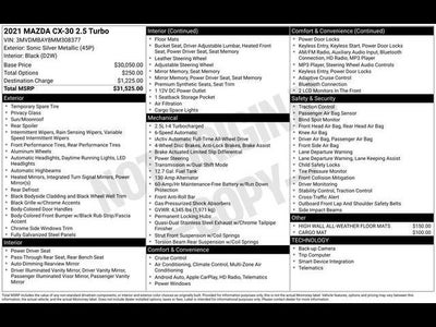 2021 Mazda Mazda CX-30 Turbo