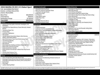 2024 Mazda Mazda CX-30 2.5 S Select Sport