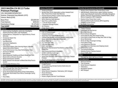 2023 Mazda Mazda CX-30 2.5 Turbo Premium Package