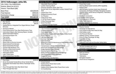 2016 Volkswagen Jetta 1.8T SEL