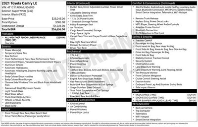 2021 Toyota Camry LE