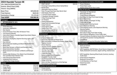 2024 Hyundai TUCSON SE