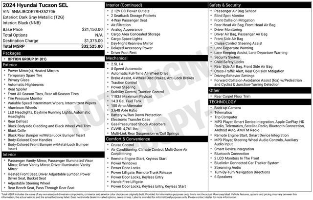 2024 Hyundai TUCSON SEL