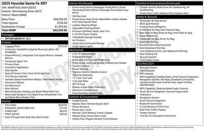 2025 Hyundai SANTA FE XRT