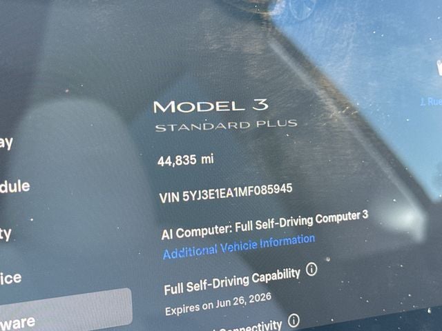 2021 Tesla Model 3 Standard Range Plus