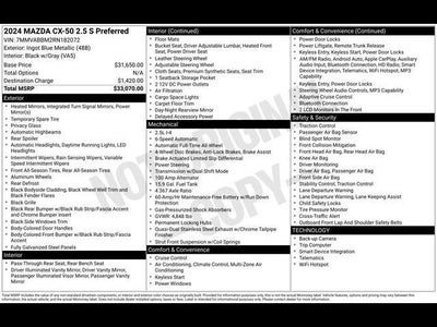 2024 Mazda Mazda CX-50 2.5 S Preferred Package