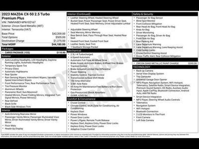 2023 Mazda Mazda CX-50 2.5 Turbo Premium Plus Package