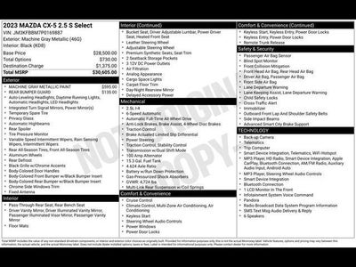 2023 Mazda Mazda CX-5 2.5 S Select Package