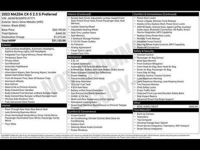 2023 Mazda Mazda CX-5 2.5 S Preferred Package