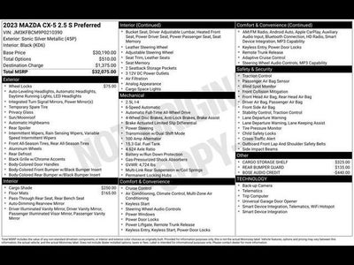 2023 Mazda Mazda CX-5 2.5 S Preferred Package