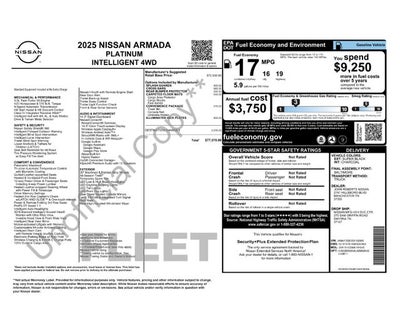 2025 Nissan Armada Platinum