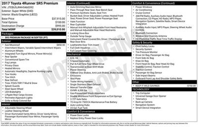 2017 Toyota 4Runner SR5 Premium