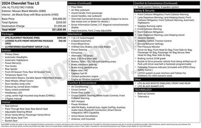 2024 Chevrolet Trax LS