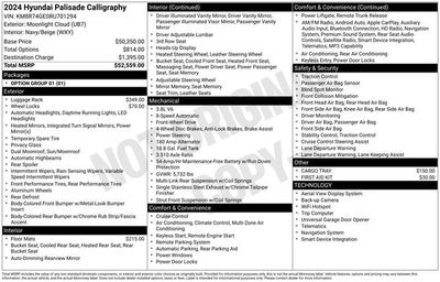 2024 Hyundai PALISADE Calligraphy