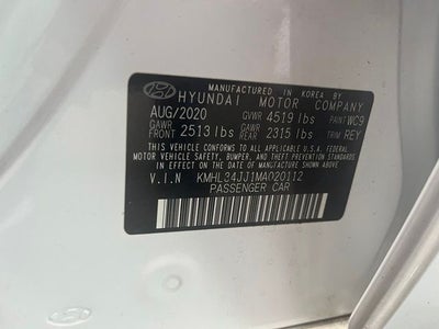 2021 Hyundai SONATA HYBRID SEL