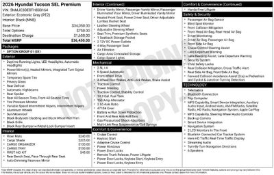 2026 Hyundai TUCSON SEL Premium