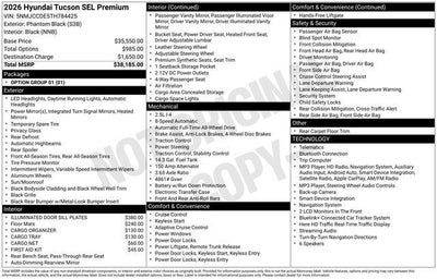 2026 Hyundai TUCSON SEL Premium