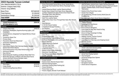 2023 Hyundai TUCSON Limited