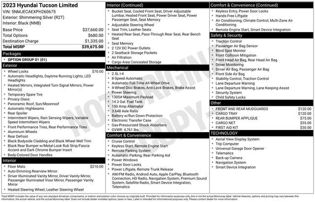 2023 Hyundai TUCSON Limited
