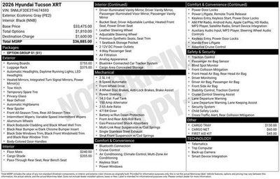 2026 Hyundai TUCSON XRT