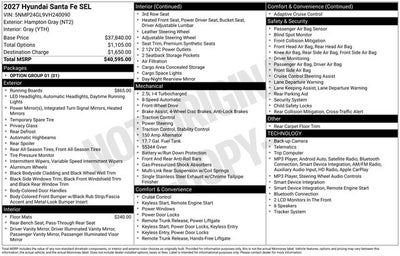 2027 Hyundai SANTA FE SEL