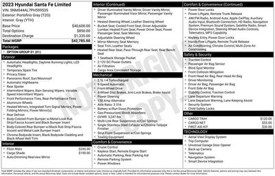 2023 Hyundai SANTA FE Limited