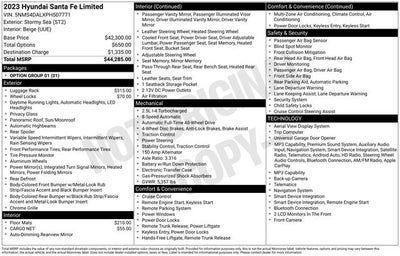 2023 Hyundai SANTA FE Limited
