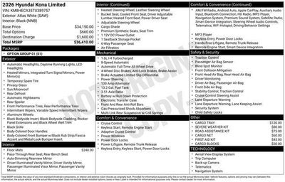 2026 Hyundai KONA Limited