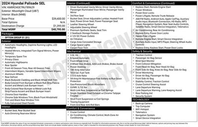 2024 Hyundai PALISADE SEL