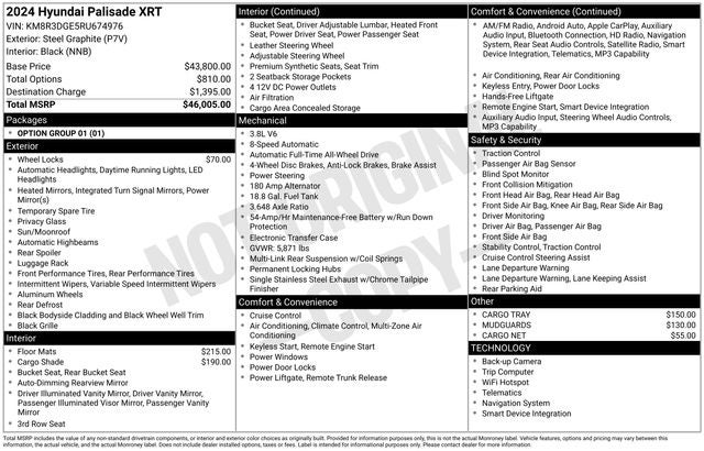 2024 Hyundai PALISADE XRT