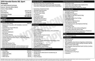 2026 Hyundai ELANTRA SEL Sport