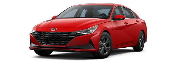 2021 Elantra SEL Calypso Red Car