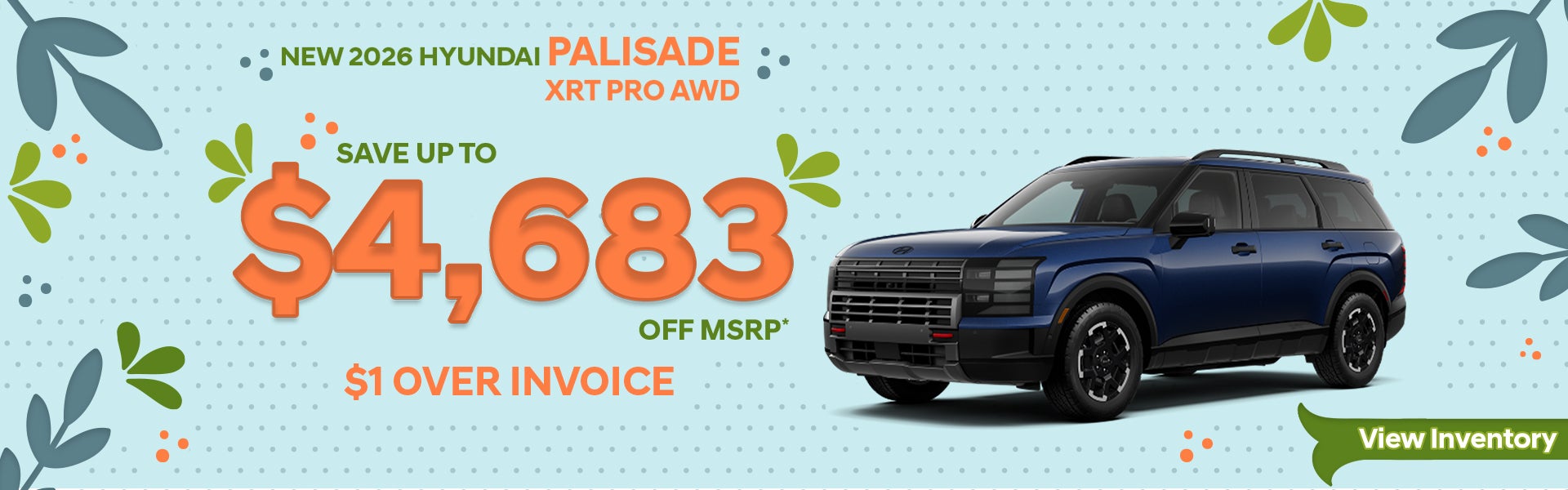 New 2026 Hyundai Palisade XRT Pro AWD SUV at Wyatt Johnson H