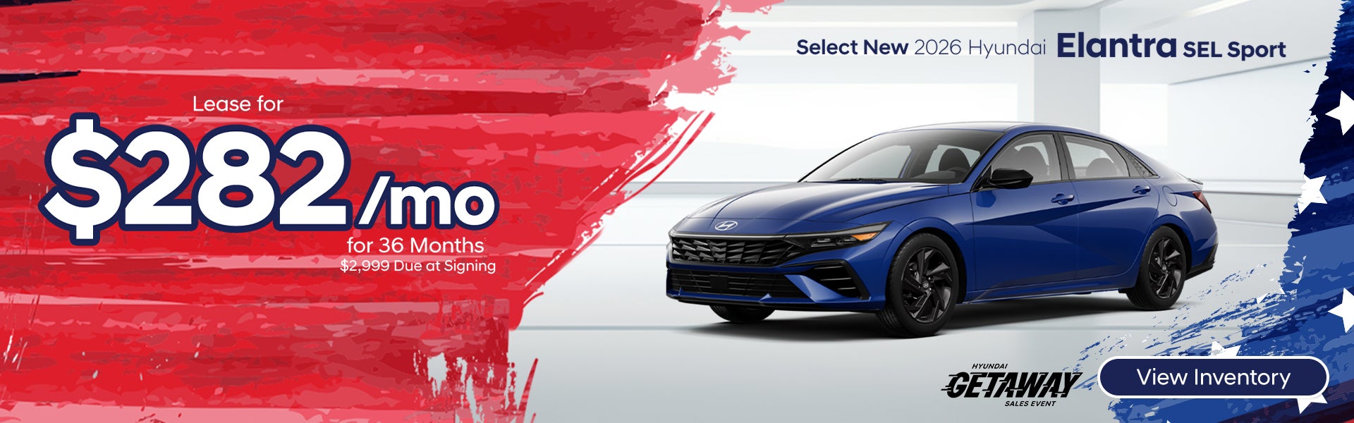 Lease the 2026 Hyundai Elantra SEL Sport in Clarksville, TN